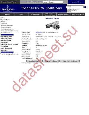 CPAD705 datasheet  